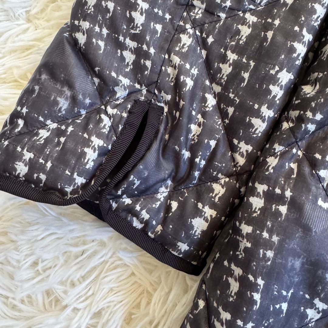 美品　エムズグレイシー　ツイード柄　ダウンコート　グログランテープ