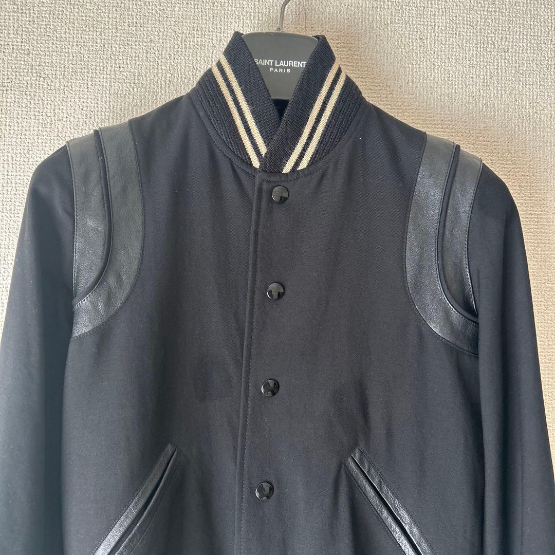 SAINTLAURENTサンローランパリ　テディジャケット　スタジャン
