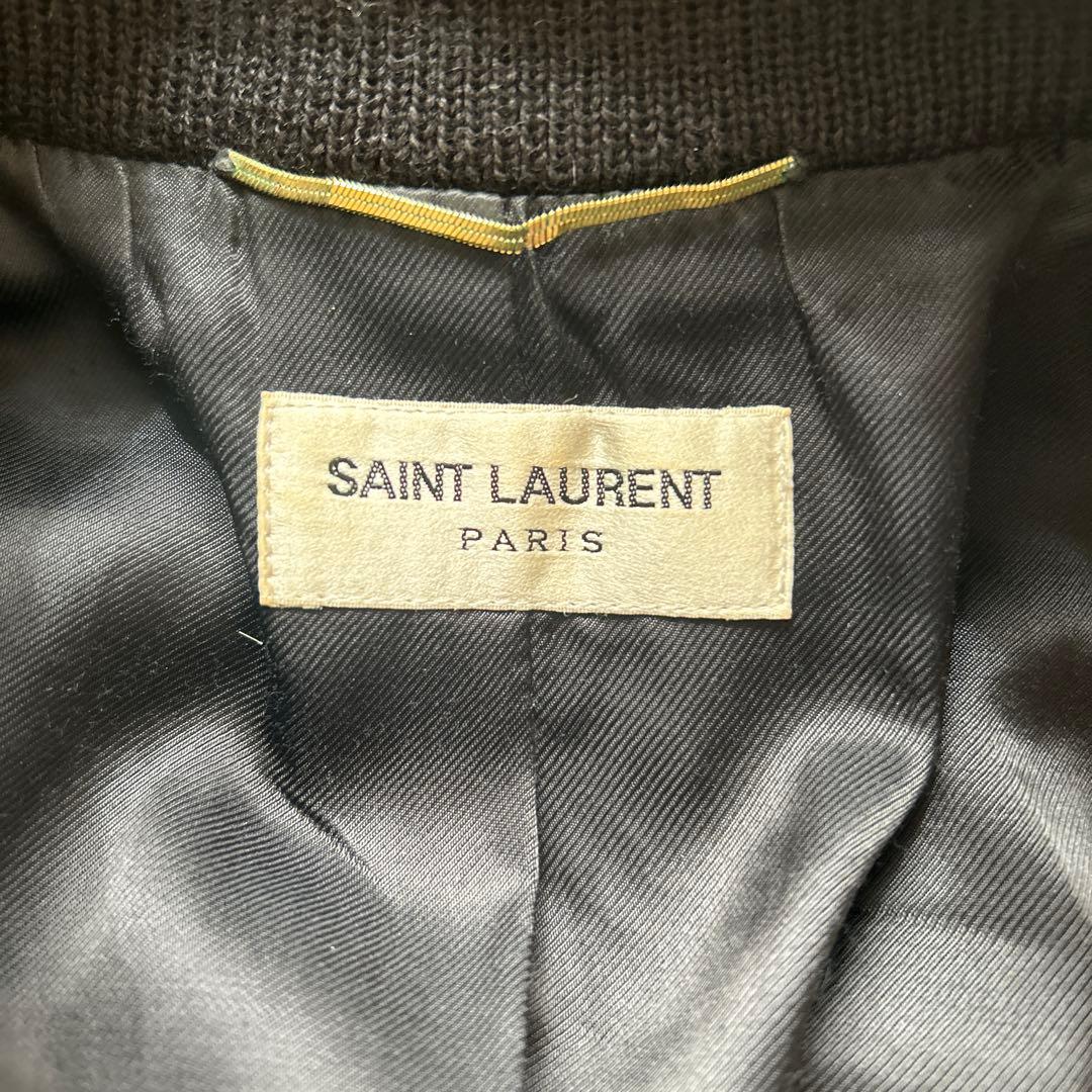 SAINTLAURENTサンローランパリ　テディジャケット　スタジャン