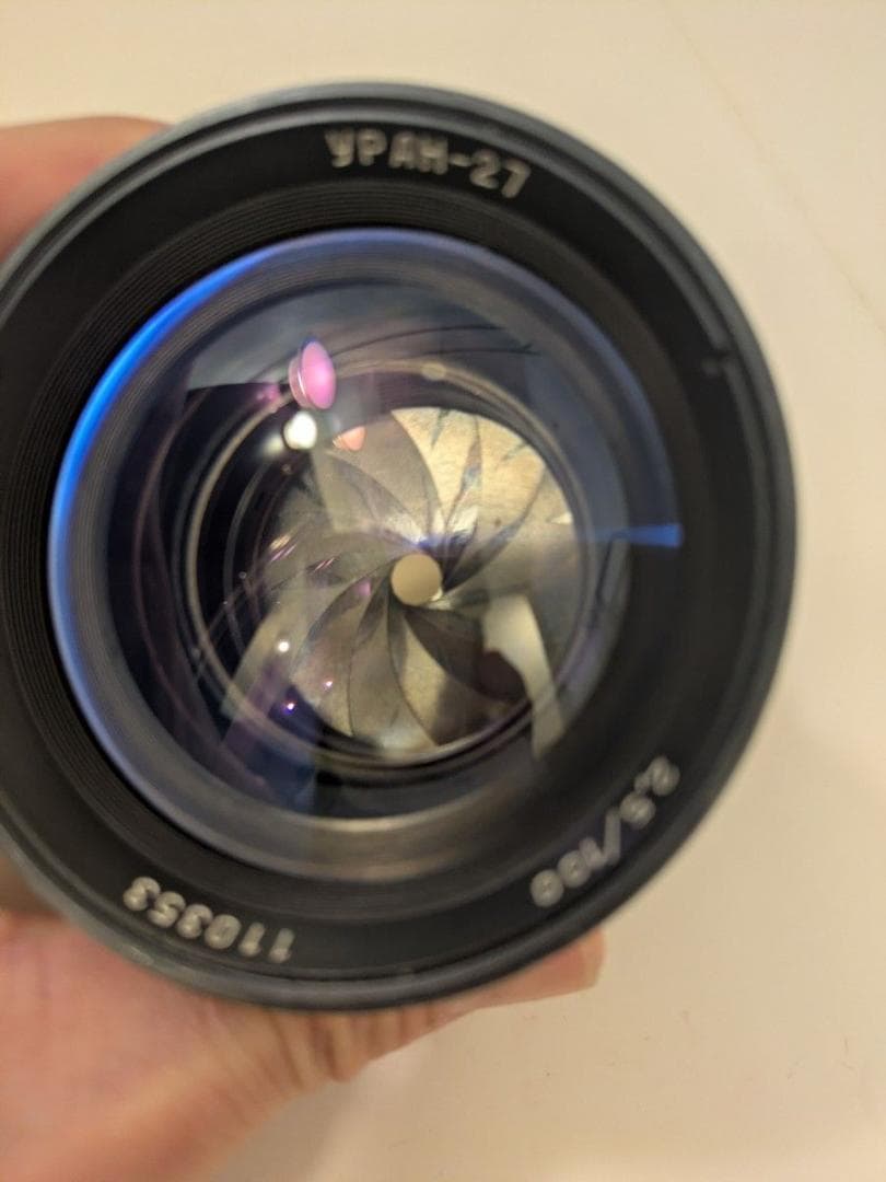 希少 KOMZ URAN-27 100㎜ F2.5 FUJI GFXマウント改造