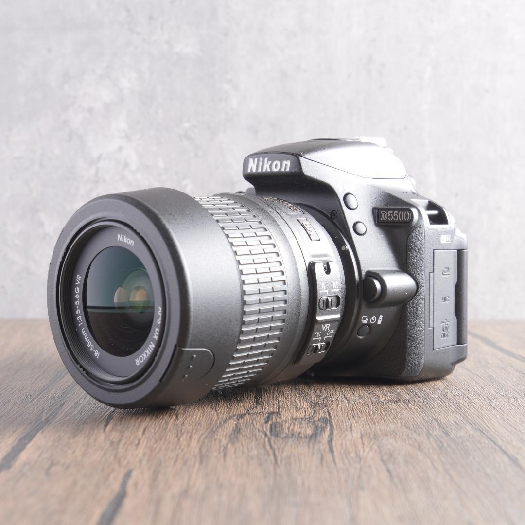 ✨ショット数5191回で美品✨Wi-Fi転送✨Nikon D5500　453-1