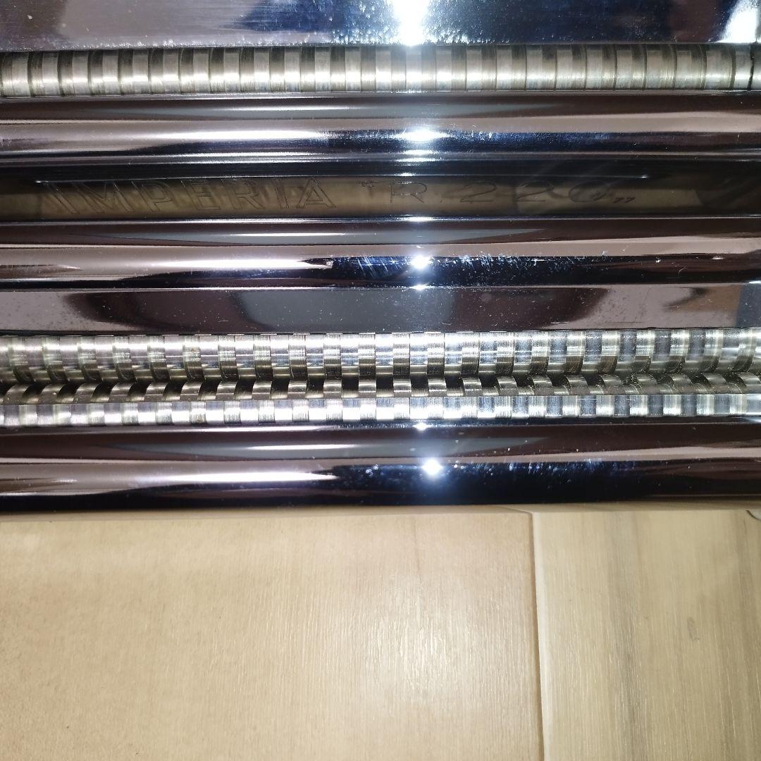 【付属品多数】インペリア　パスタマシン(手動） R‐220　別売カッター付き