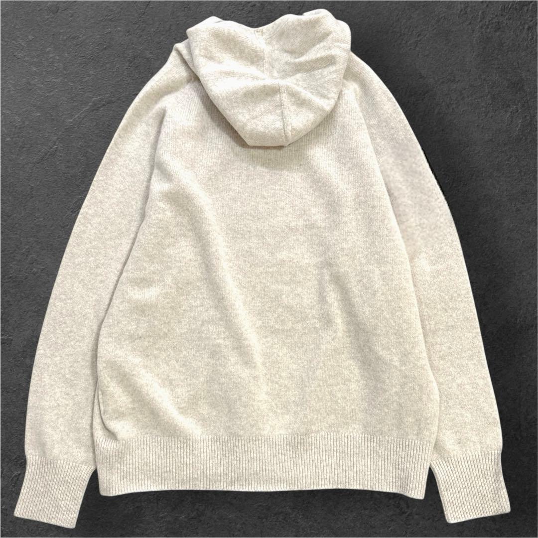 極美品 フレームワーク ウールカシミヤ ニット フーディ パーカー 圧縮ウール