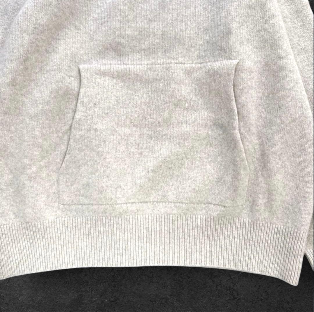 極美品 フレームワーク ウールカシミヤ ニット フーディ パーカー 圧縮ウール