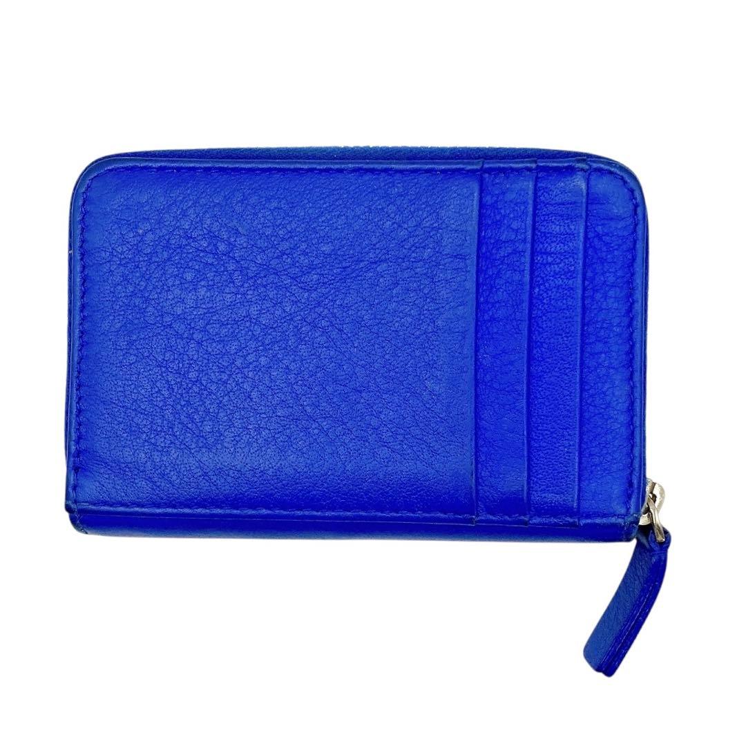 美品✨ BALENCIAGA バレンシアガ　ケース　カードケース　ブルー