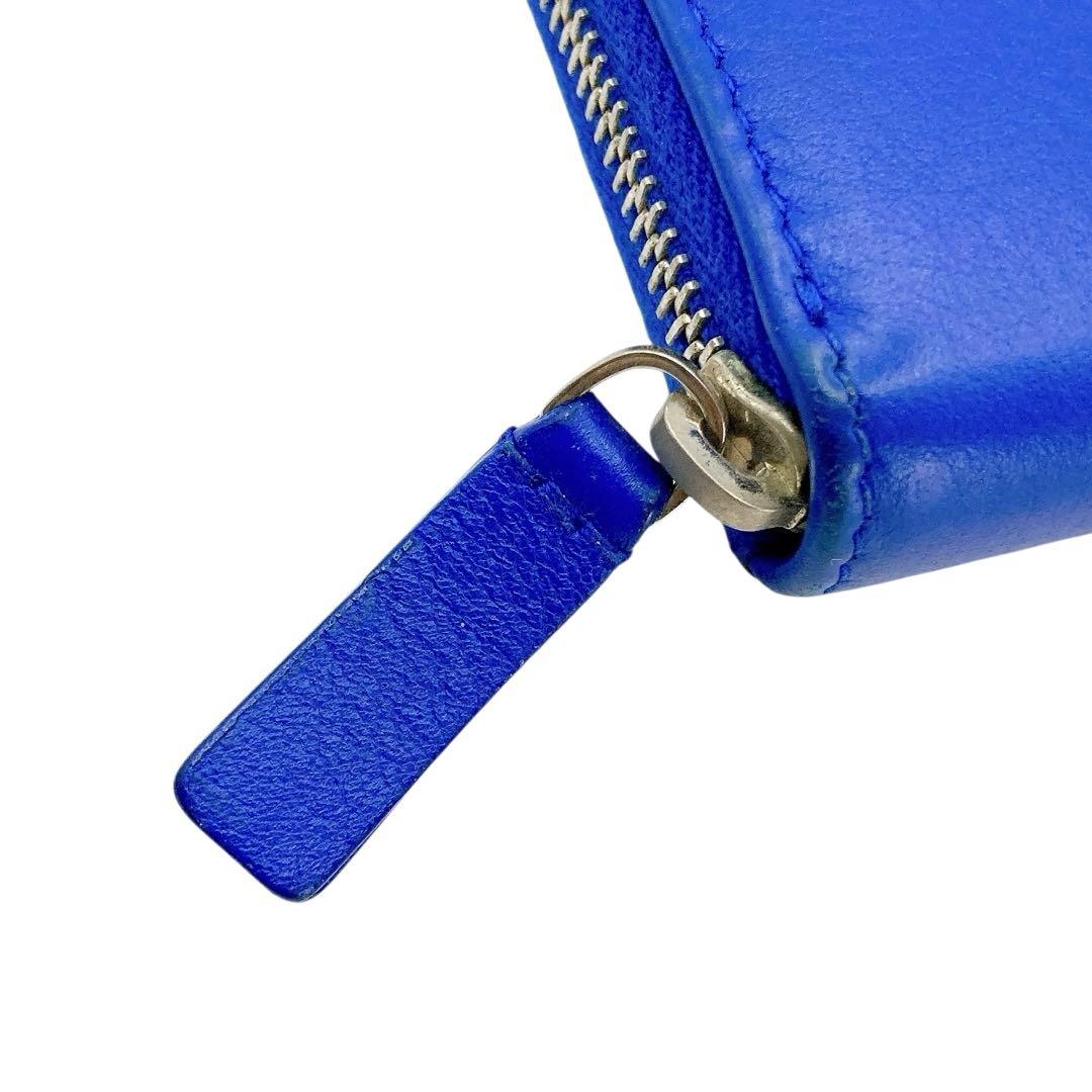 美品✨ BALENCIAGA バレンシアガ　ケース　カードケース　ブルー