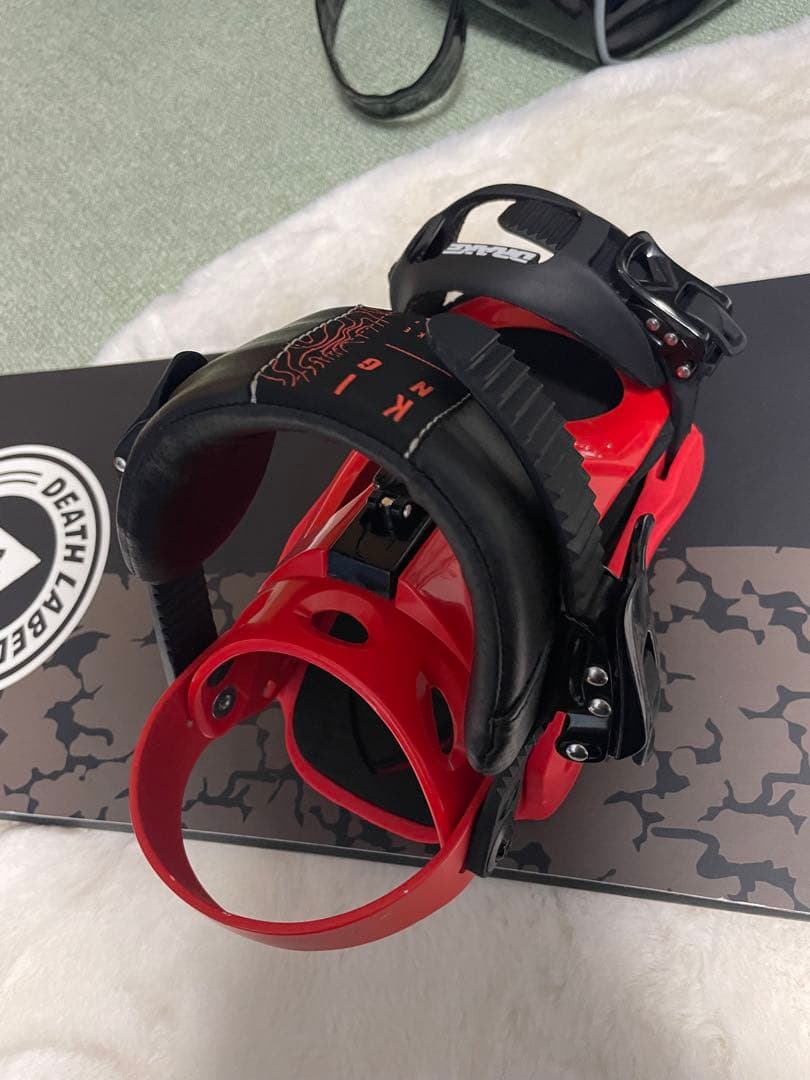 death label スノーボード　バインディング付き