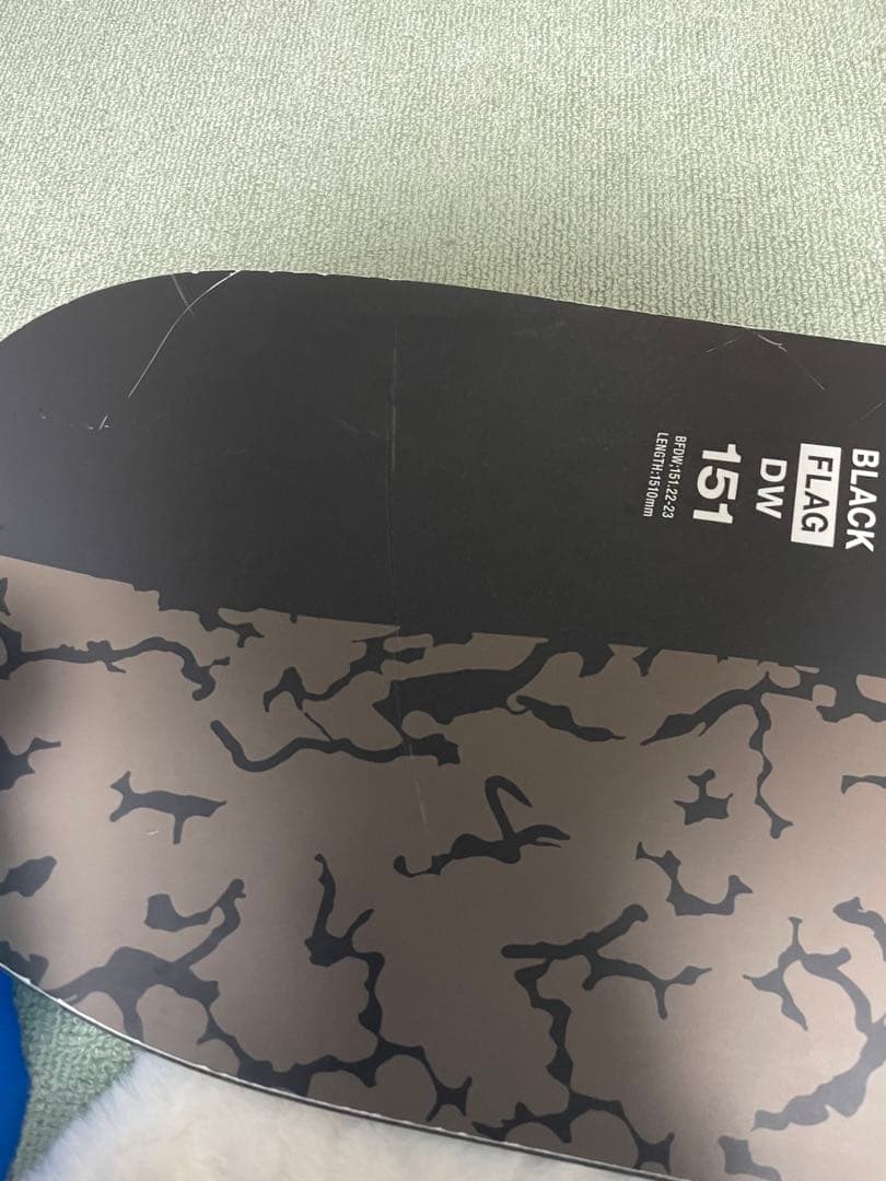 death label スノーボード　バインディング付き