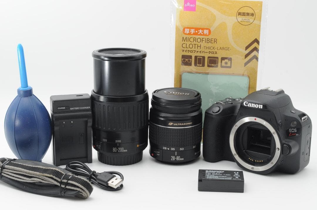 ◆新品級⑦◆夏SALE◆ Canon EOS Kiss x9 ダブルレンズ