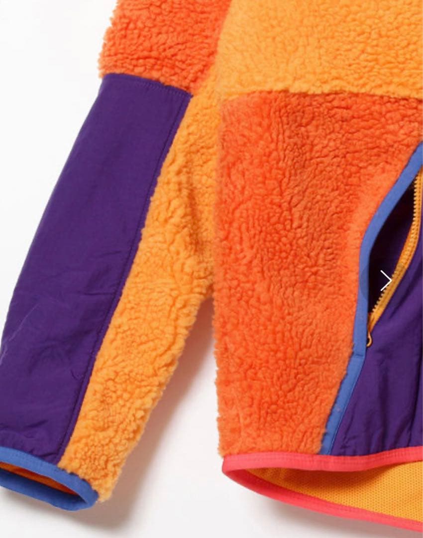 NIKE 新品 フリース 切替 ハーフジップ パーカ ボア フリース パーカー