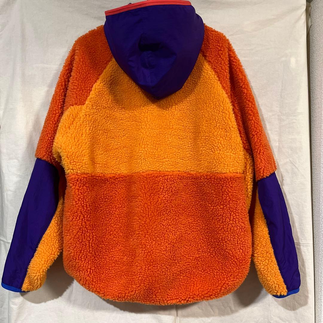 NIKE 新品 フリース 切替 ハーフジップ パーカ ボア フリース パーカー