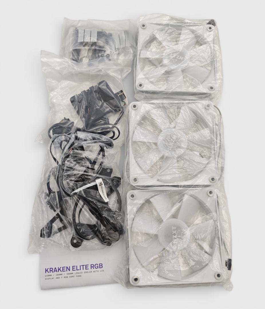 PC用ファン・クーラー NZXT Kraken Elite 360 RGB White