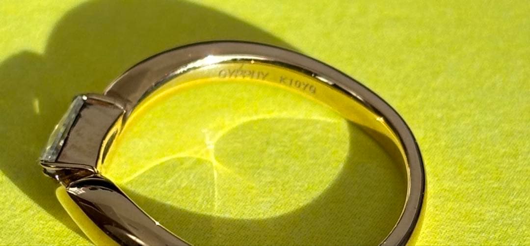 GYPPHY ジプフィー　Half Moon curva ring k10