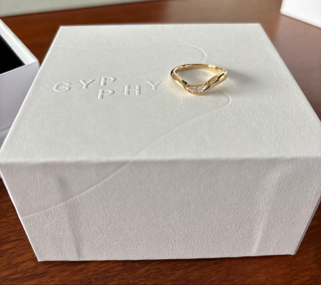 GYPPHY ジプフィー　Half Moon curva ring k10