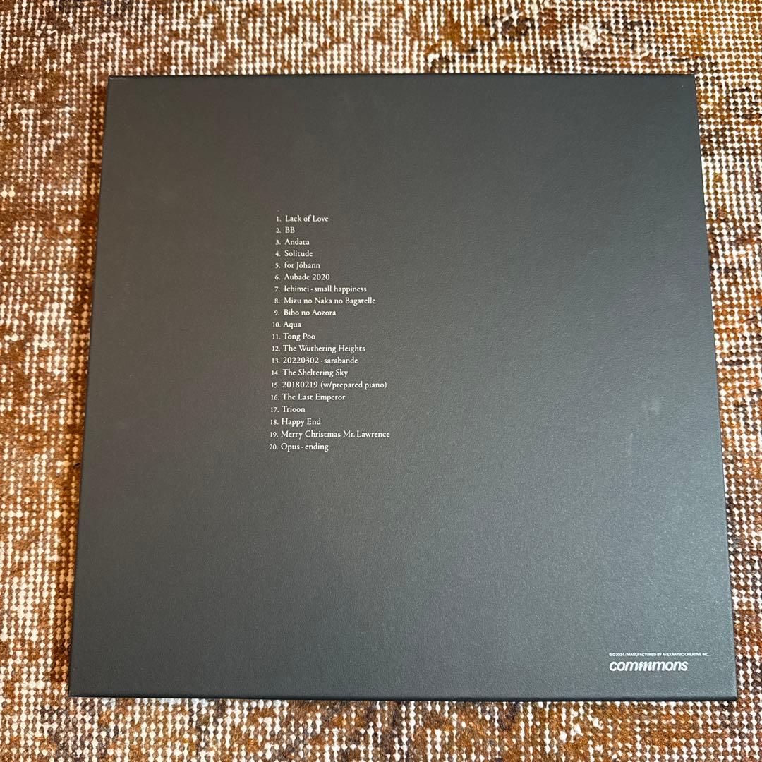 【初回盤】坂本龍一 Ryuichi Sakamoto Opus レコード