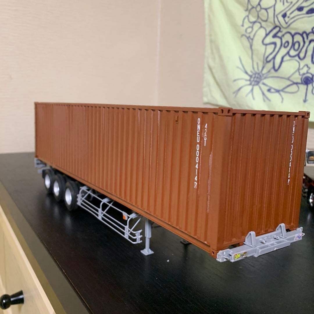 コンテナセミトレーラー デコトラプラモデル