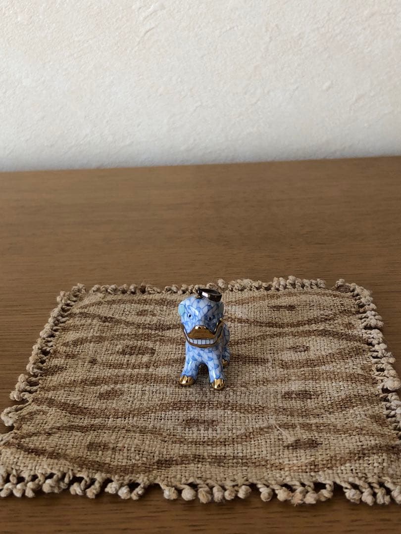 ヘレンド　ペンダントトップ　狛犬