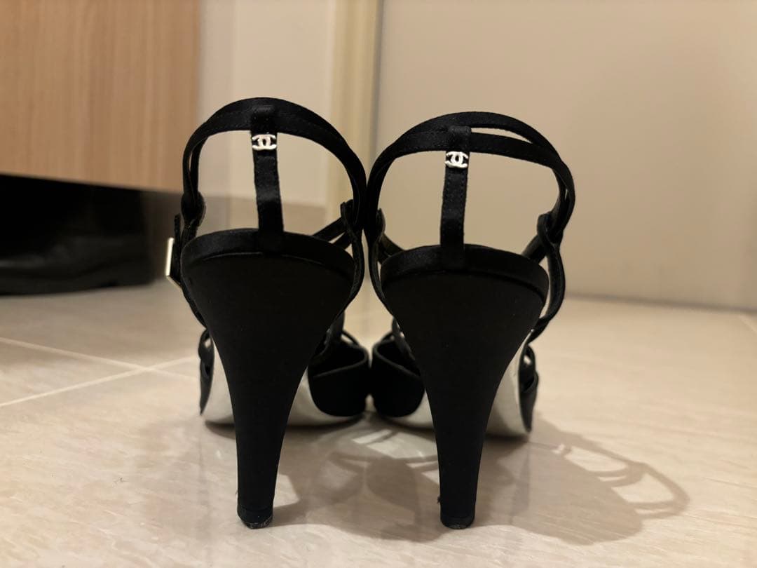 CHANEL シャネル ストラップパンプス 36ハーフ