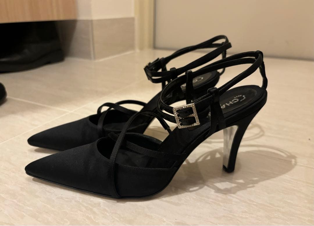 CHANEL シャネル ストラップパンプス 36ハーフ