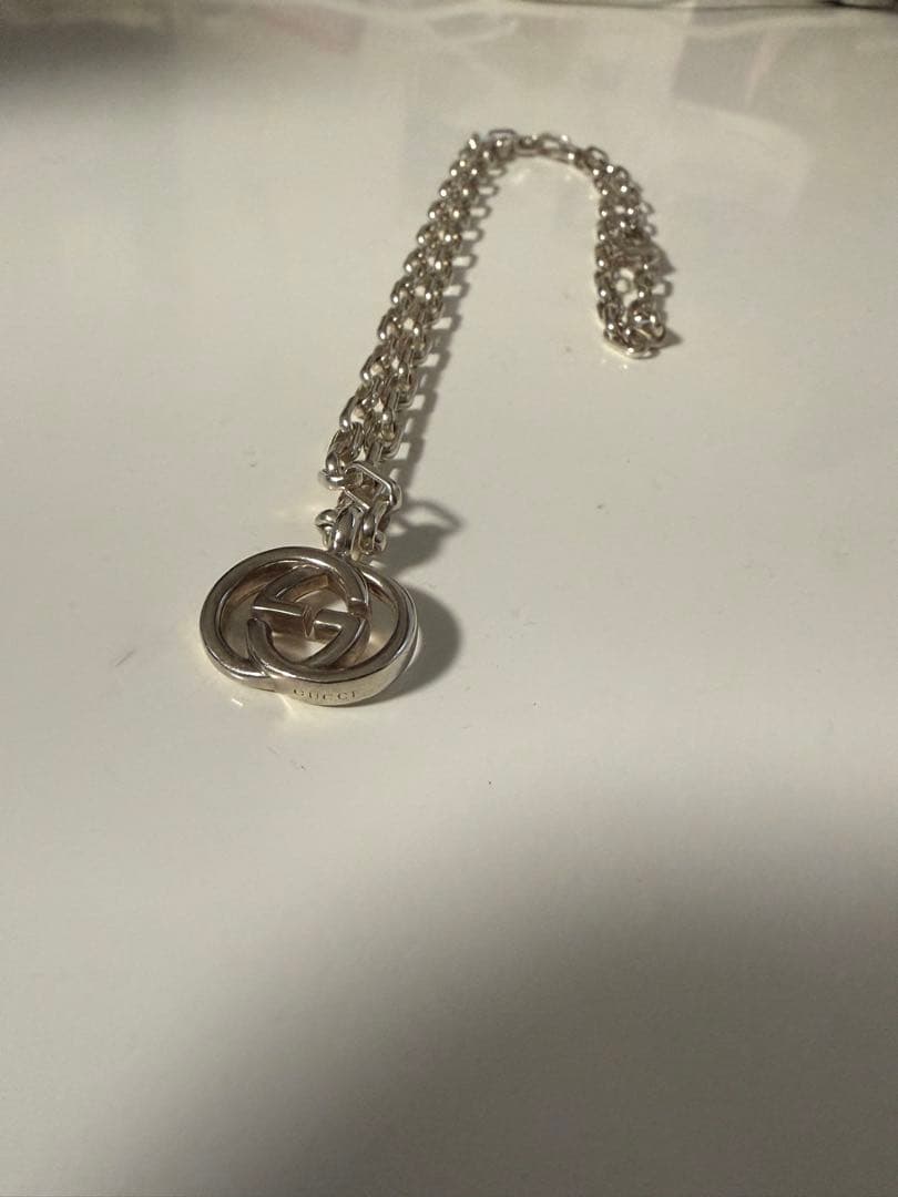GUCCI シルバーリンクチェーンネックレス
