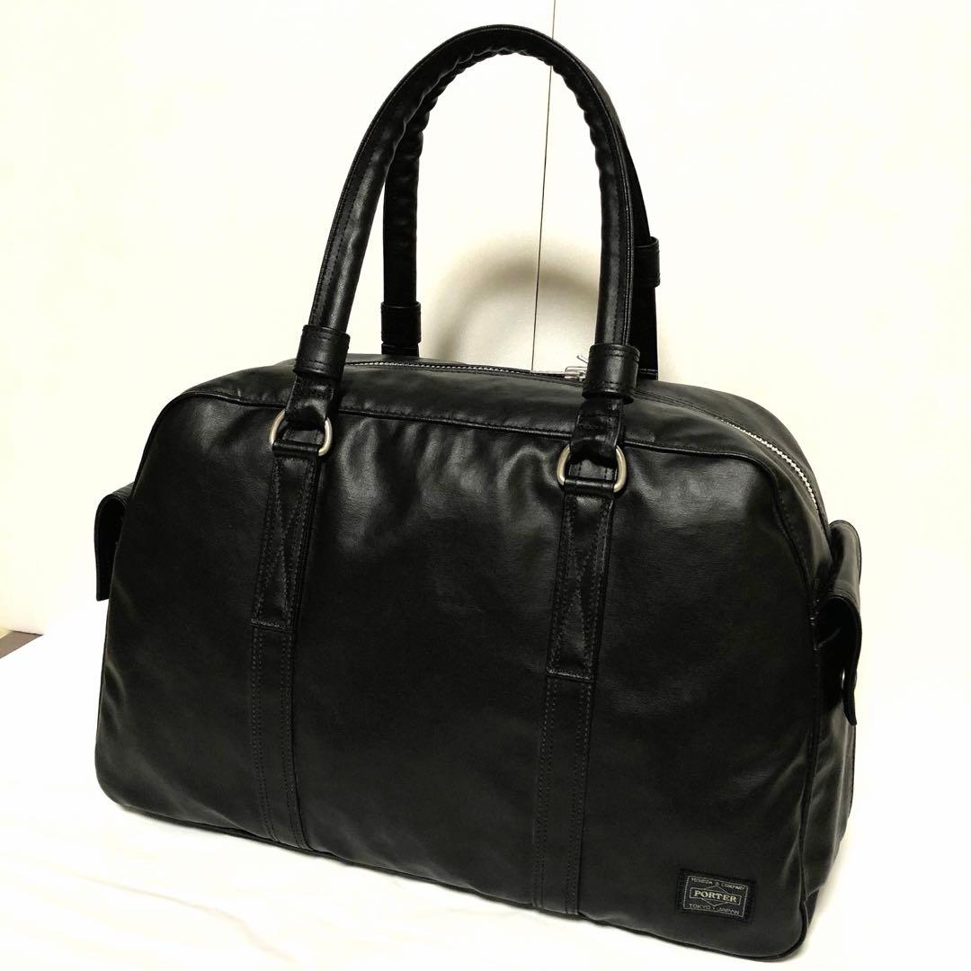 未使用級✨ポーターフリースタイル ボストンバッグ A4可 大容量 黒 吉田カバン