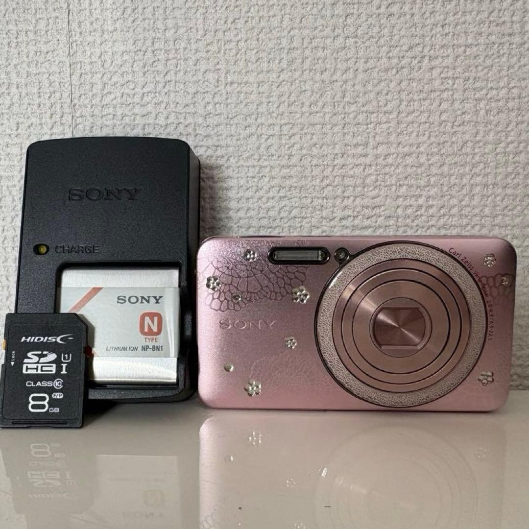 【動作確認済・美品】SONY DSC-W570D ピンク