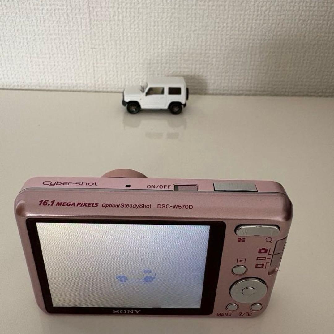 【動作確認済・美品】SONY DSC-W570D ピンク