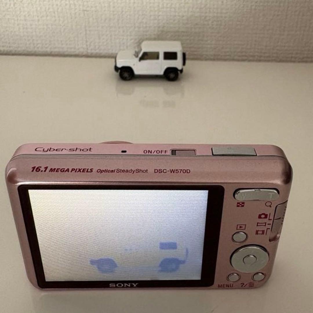 【動作確認済・美品】SONY DSC-W570D ピンク