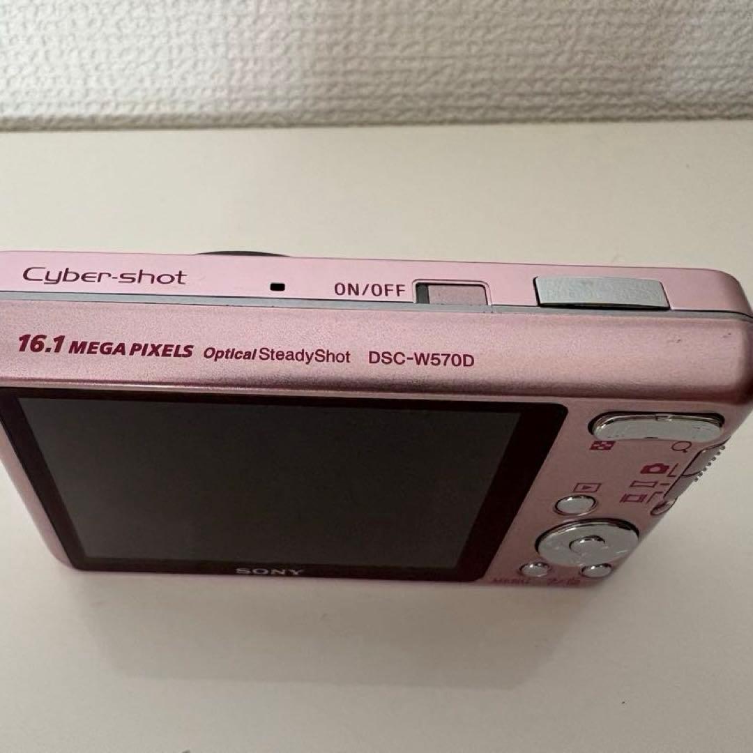 【動作確認済・美品】SONY DSC-W570D ピンク