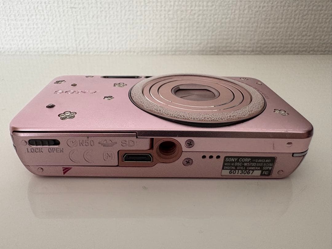 【動作確認済・美品】SONY DSC-W570D ピンク