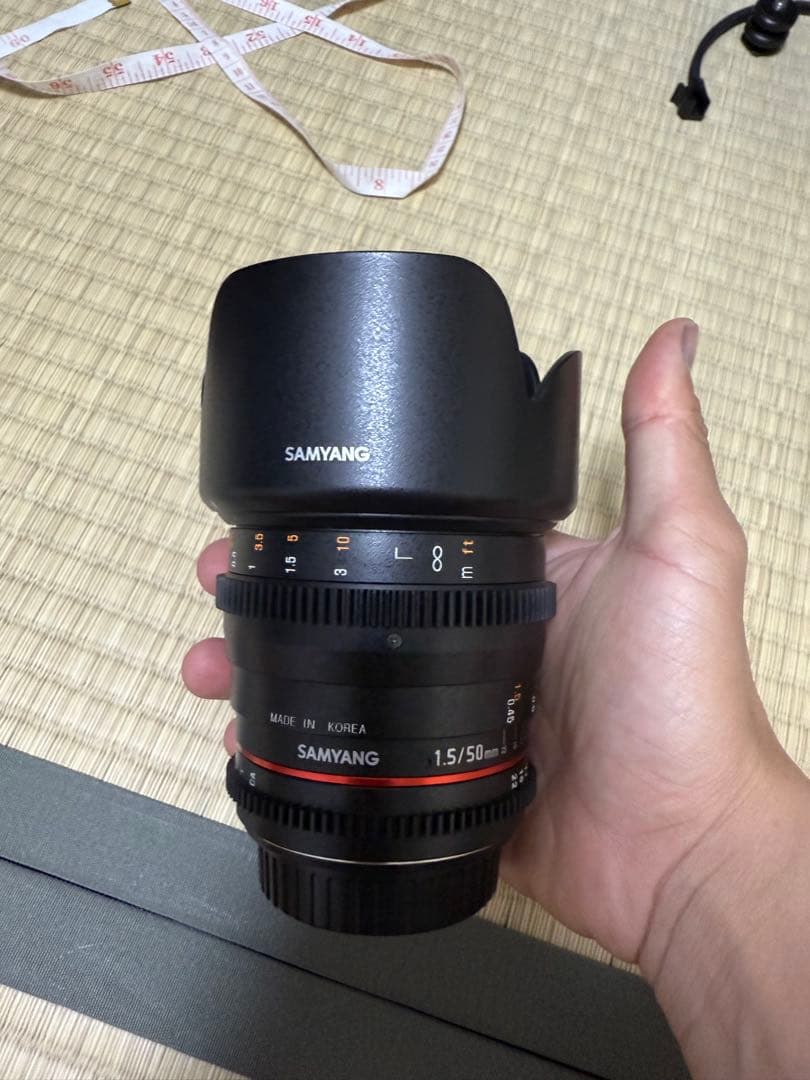 レンズ(単焦点) SAMYANG 50mm T1.5 ASUMC cannon EF