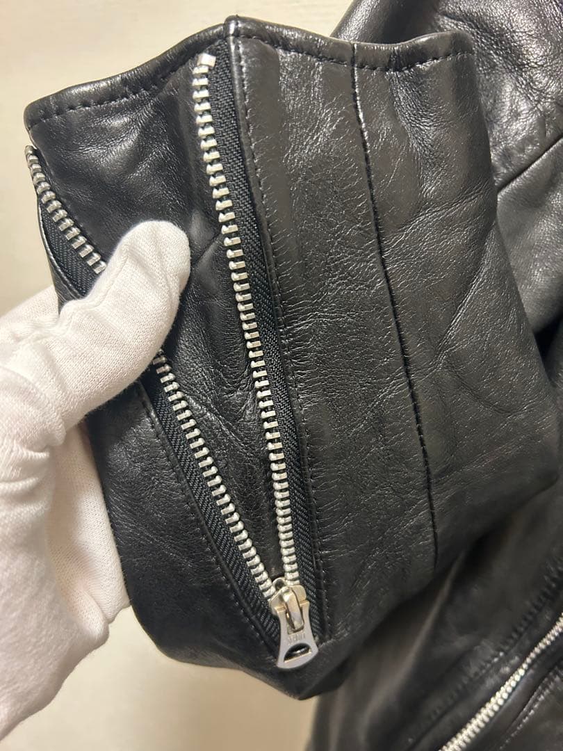 Schott ショットダブルブレスト セミダブルライダースジャケット