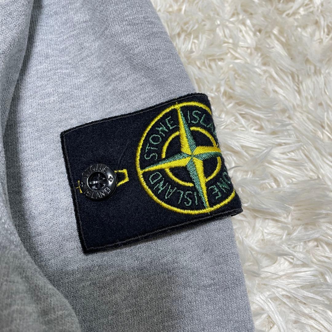 STONE  ハーフジップ　スウェット　シャツ　グレー　Sサイズ