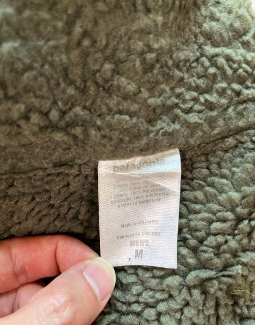 F*U様 00s Patagonia リバーシブルスナップT グリゼード M F