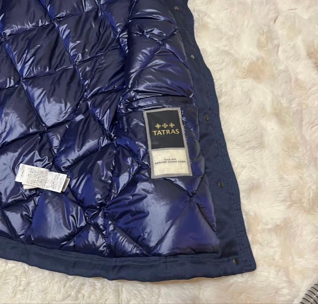 【美品】TATRAS タトラス DUCALE ダウンジャケット ネイビーサイズ3