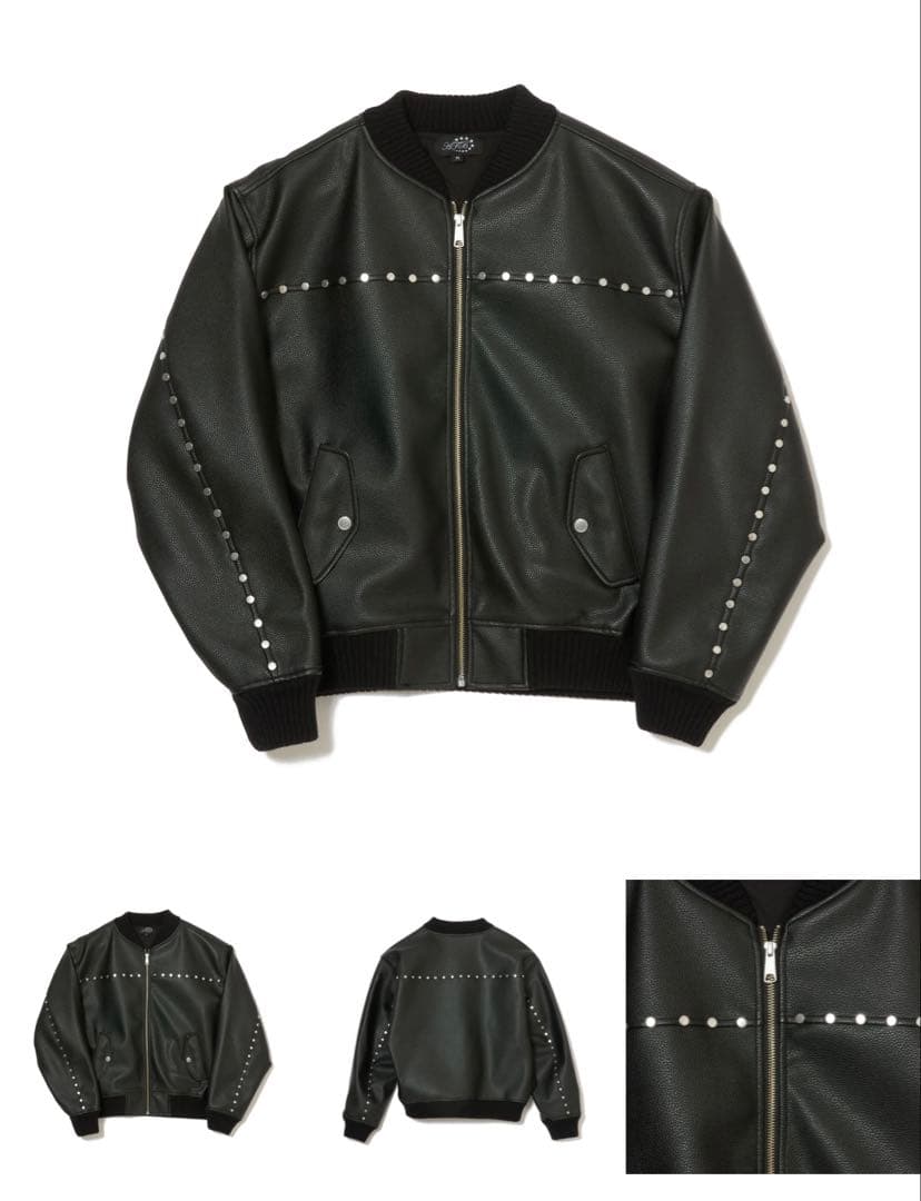 本日のみ4万→35000円 [AFB]STUDDED BOMBER JACKET