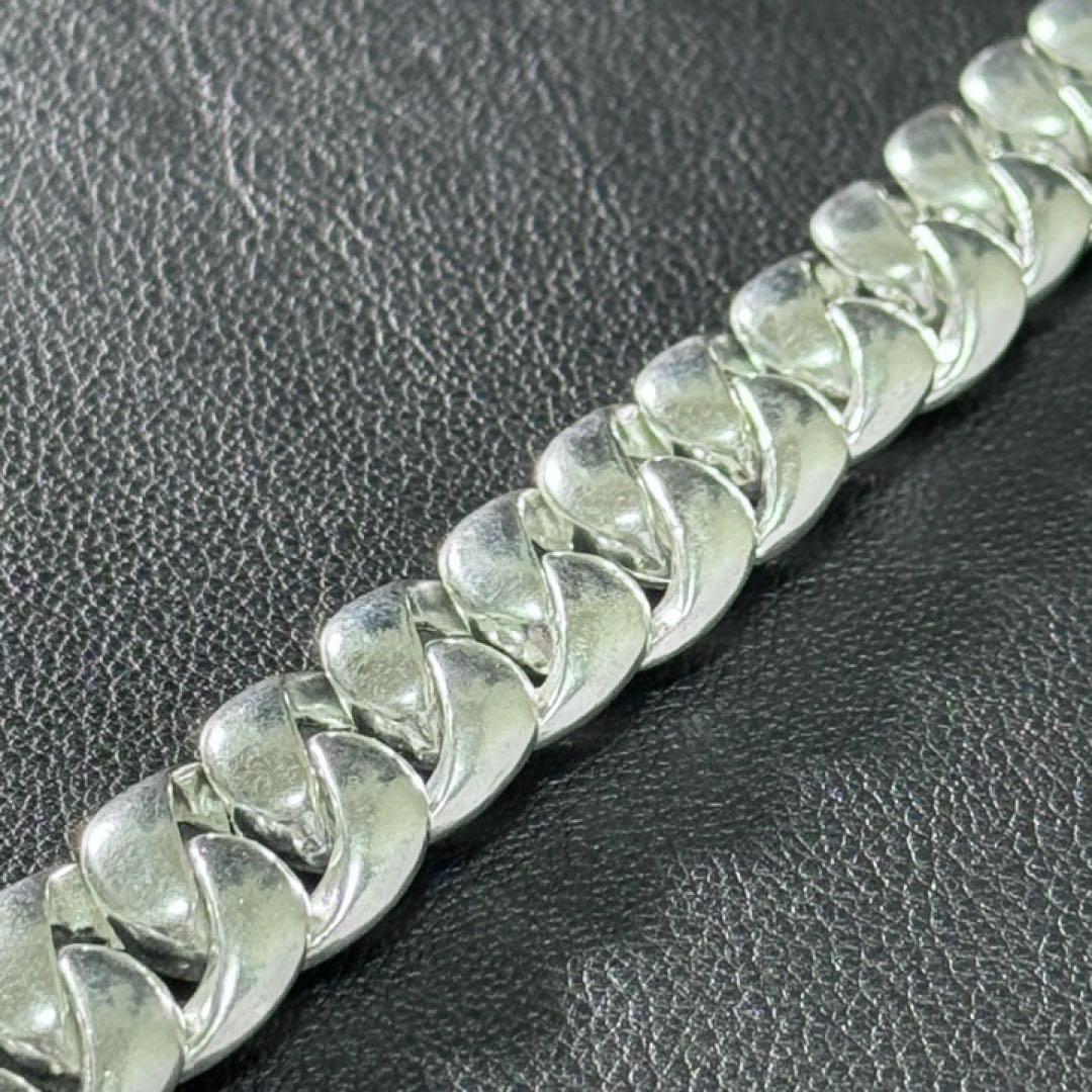 新品 シルバー925 S925 刻印あり 極太 喜平ブレスレット