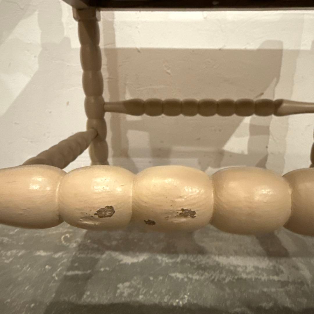 年末年始saleヴィンテージチェア　コーナーチェア　ペイント　藁座面　2