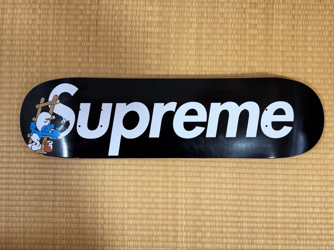 supreme スケボーデッキ Smurfs