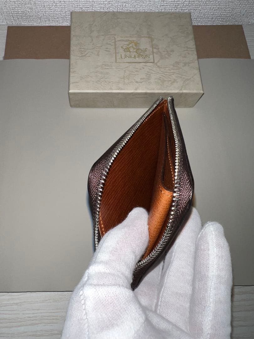 レーデルオガワ　UNIQUEON ユニコーン　オイルコードバンミニウォレット