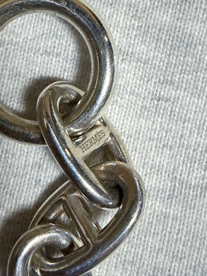 HERMES / エルメス シェーヌダンクル TGM12コマブレスレット