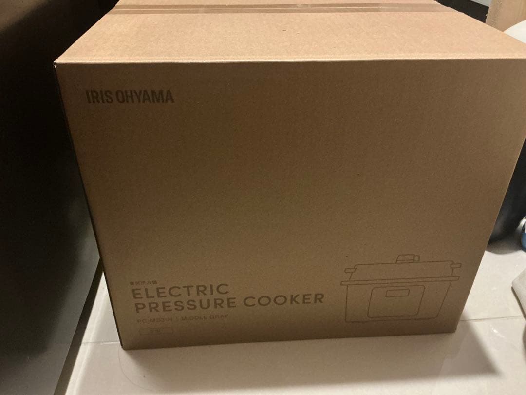 IRIS OHYAMA 電気圧力鍋 PC-MB3-H 新品未使用品