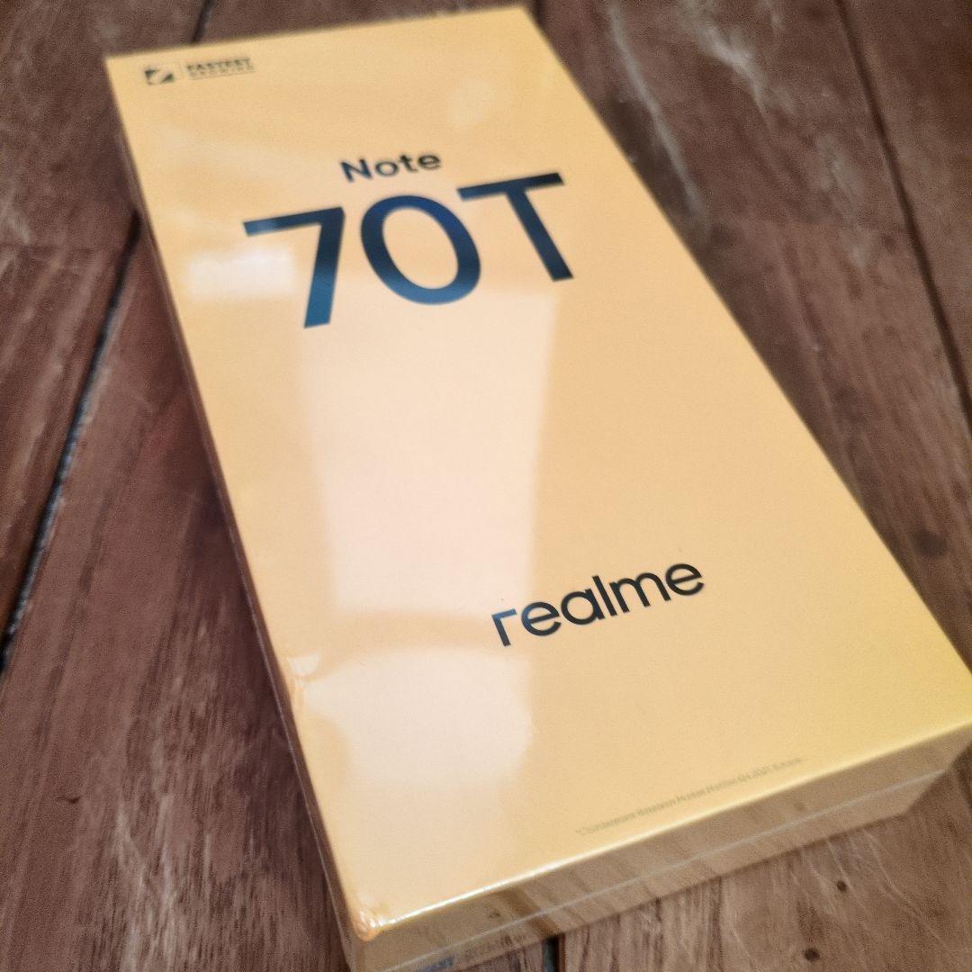 お値下不可！Realme Note 70T 4GB+256GB(ゴールド)