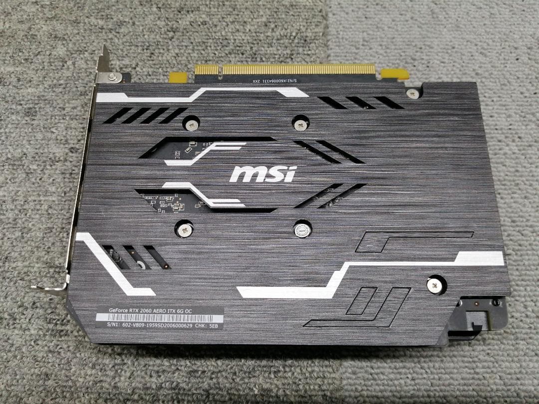 美品 msi RTX2060 グラフィックボード