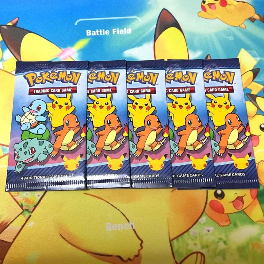 【英語版】 ポケモンカード 25周年記念 アメリカマクドナルド限定 5パック