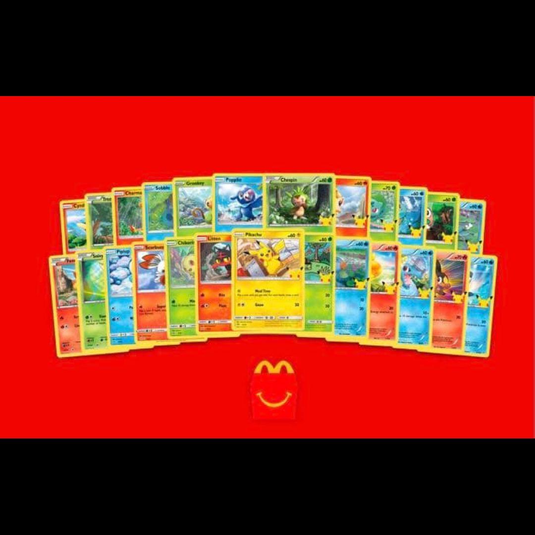 【英語版】 ポケモンカード 25周年記念 アメリカマクドナルド限定 5パック