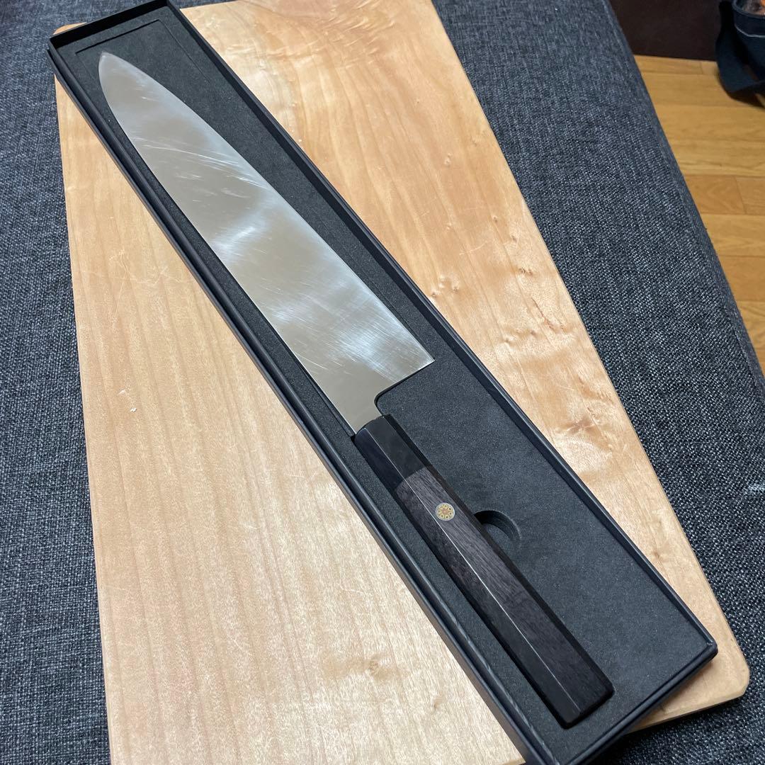 メ*4様 和牛刀　黒檀八角柄　ＩＮO X 尺