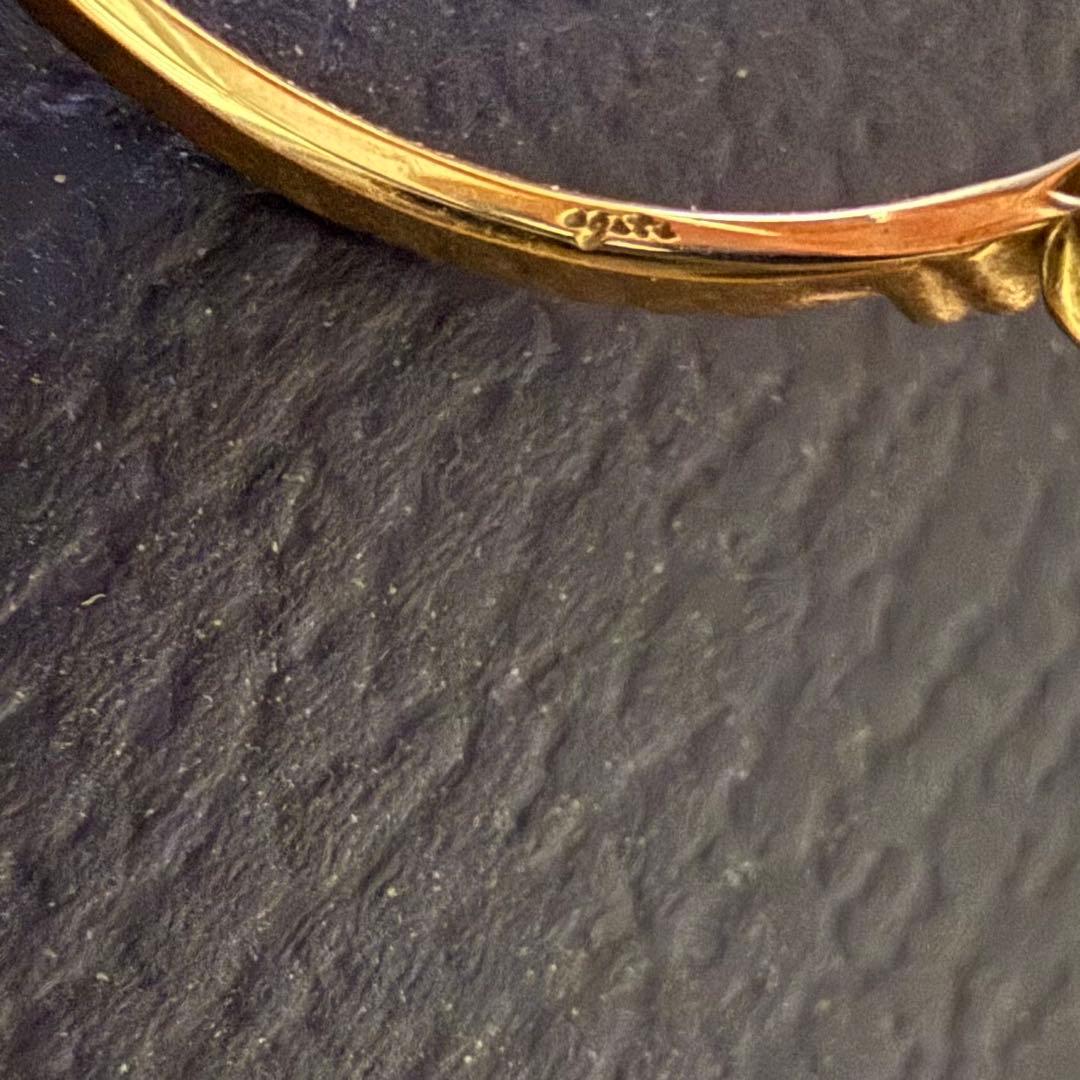 agete K10 白蝶貝　リング