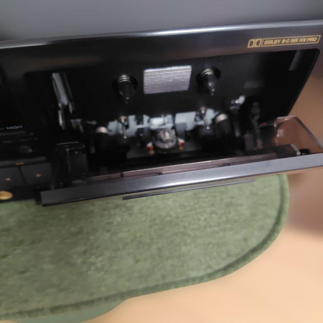 【希少】ダブルカセットデッキ　TEAC　W-860R　ブラック