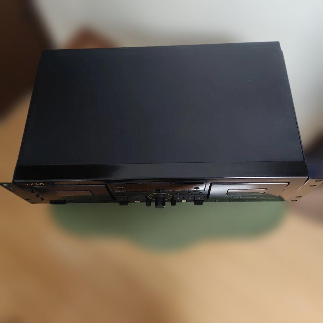 【希少】ダブルカセットデッキ　TEAC　W-860R　ブラック